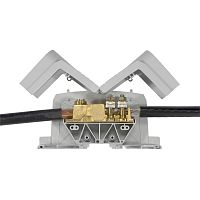 Силовая клемма Viking 3 - два вывода под кабель - шаг 55 мм | код 039011 |  Legrand